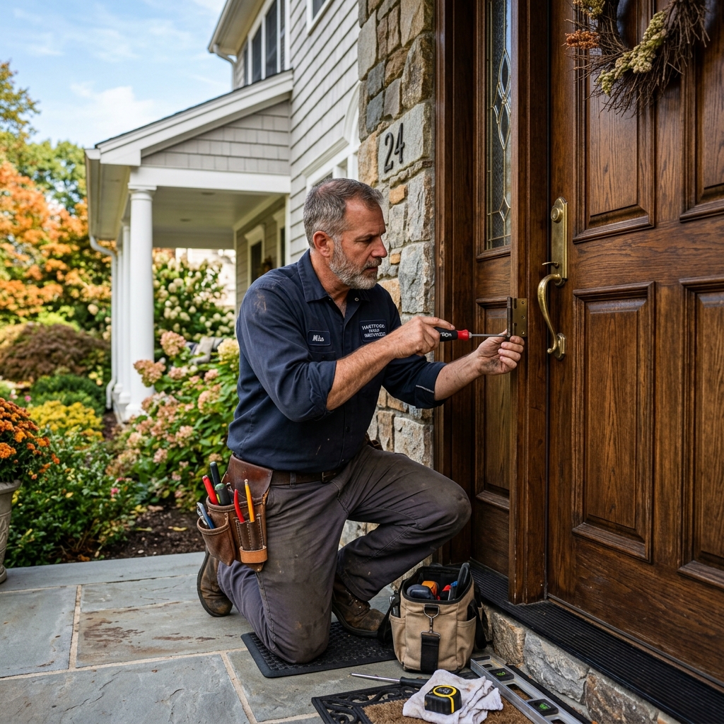 Door Adjustment & Repair services in Connecticut by Easton Handyman Services