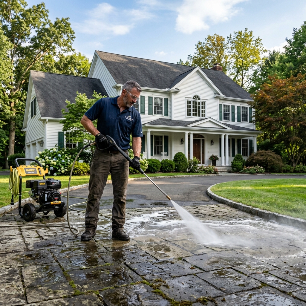 Pressure Washing services in Connecticut by Easton Handyman Services